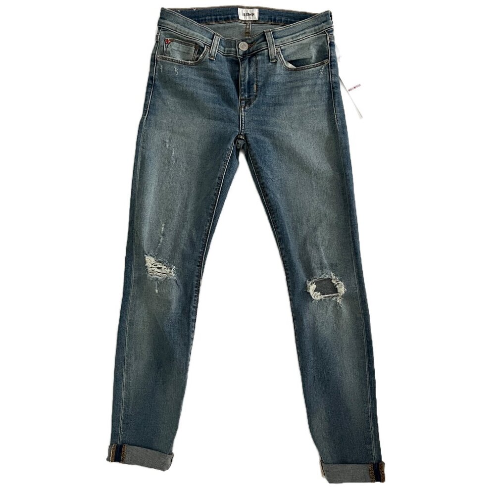 HUDSON Harkin Skinny Distressed Cropped Jeans Size: 26 NWT